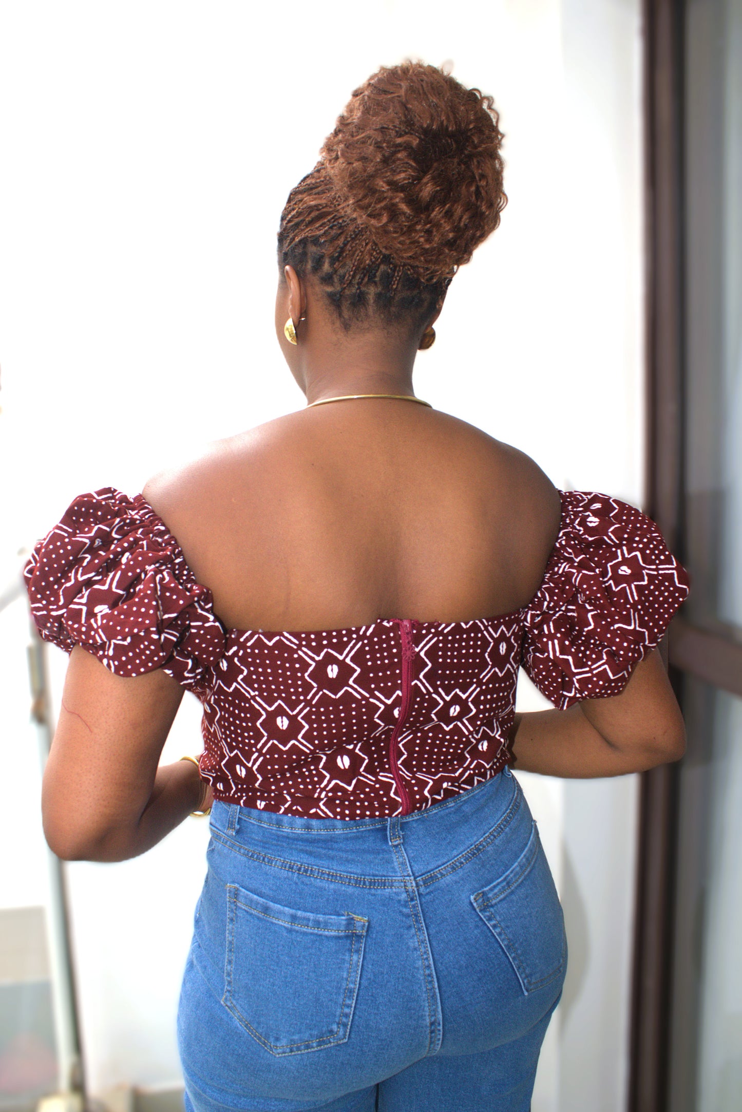 Kente Rouge Set