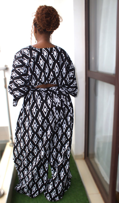Royal Amethyst Adinkra Two-Piece Set