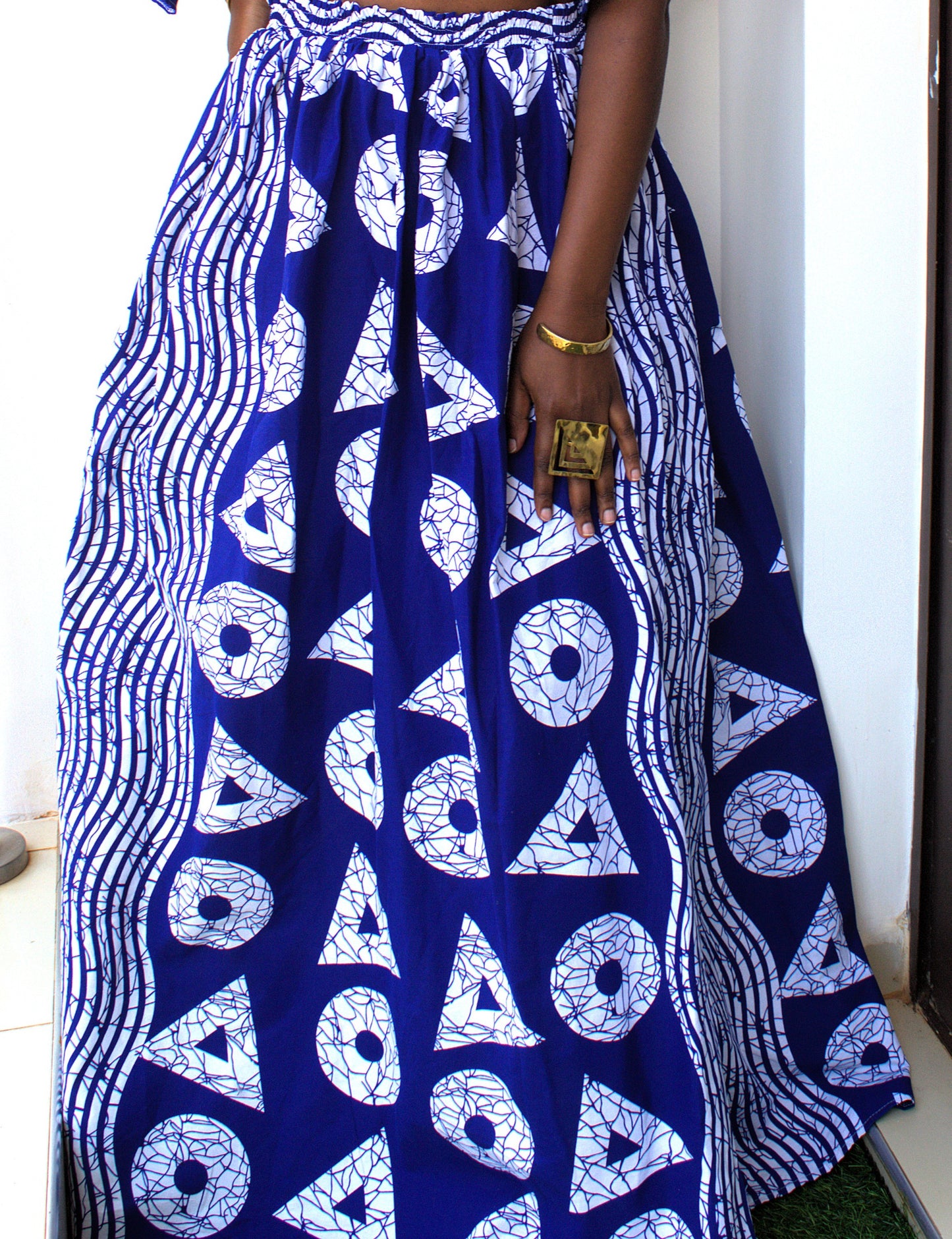 cobalt blue Ankara Set