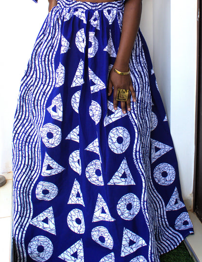 cobalt blue Ankara Set
