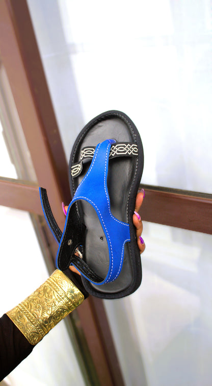 African Leather Toe-Post Sandals