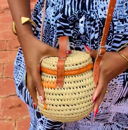 Woven Bucket Bag