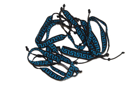 Loom-beaded bracelet