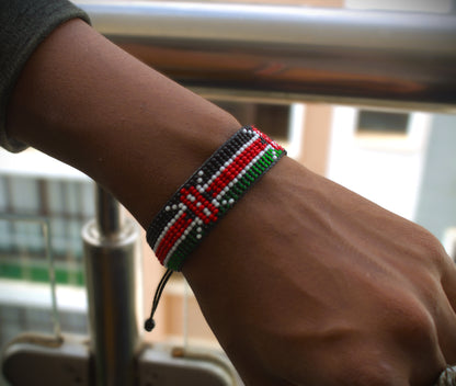 Kenya Flag  Bracelet