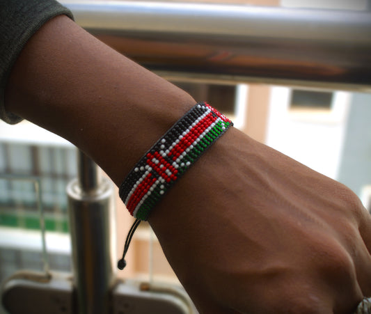 Kenya Flag  Bracelet