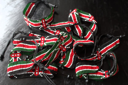 Kenya Flag  Bracelet